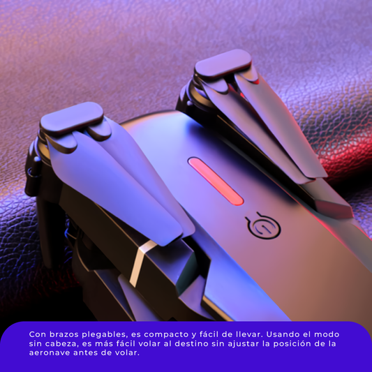 Dron E88 Pro Con Cámara 4KDual Negro Drone