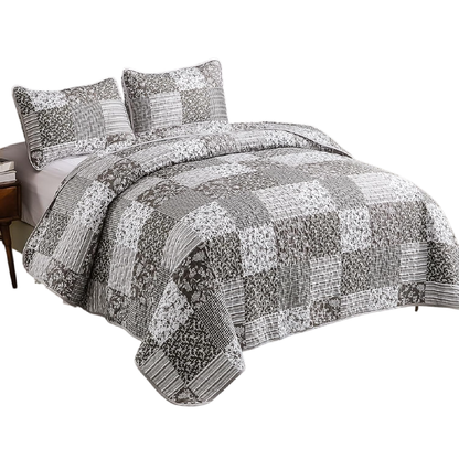 Cubre De Cama Verano, Edredón Bordado 3 Piezas