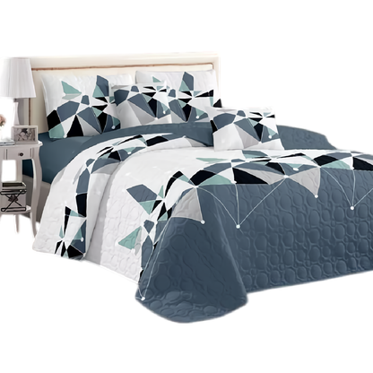 Cubre De Cama Verano, Edredón Bordado 3 Piezas