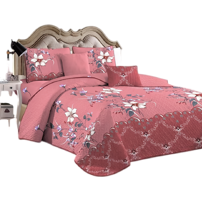 Cubre De Cama Verano, Edredón Bordado 3 Piezas