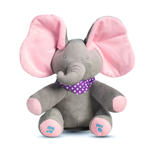 Peluche De Elefante Musical Con Movimientos Para Bebes