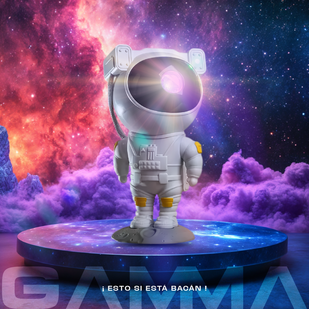 Astronauta Proyector de estrellas, Luz nocturna de Galaxia lámpara LED