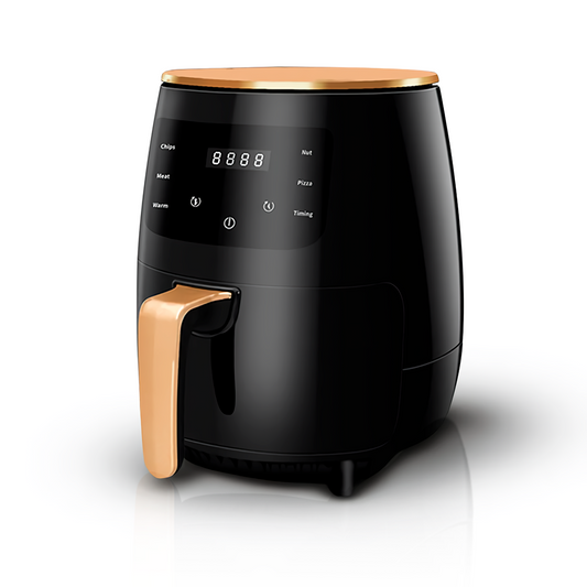 Freidora De Aire Sin Aceite 6 Litros Eléctrica Negra