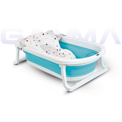 Bañera Plegable Para Bebe Con Termómetro y Cojín Incluido