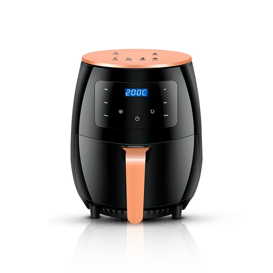 Freidora De Aire Sin Aceite 6 Litros Eléctrica Negra